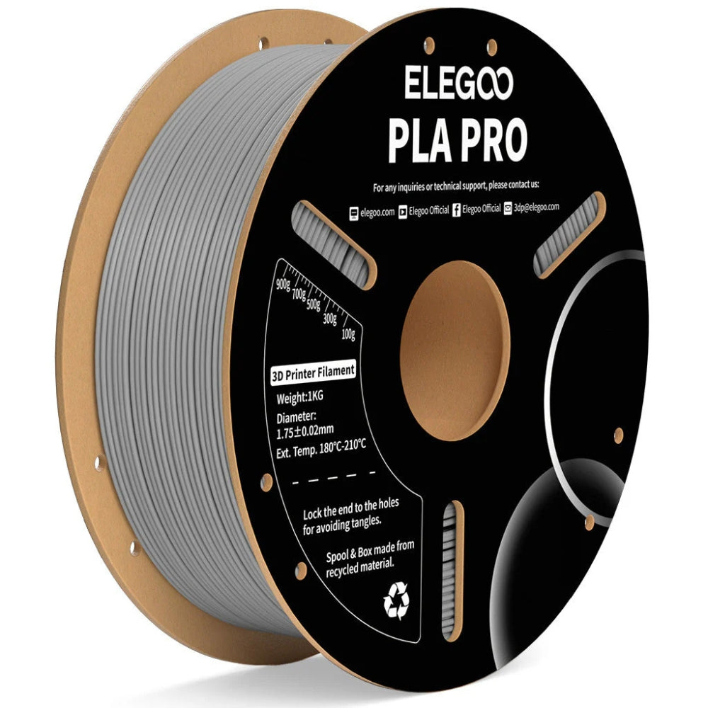Elegoo - PLA Pro - Gris (Grey) - 1,75 mm - 1 kg