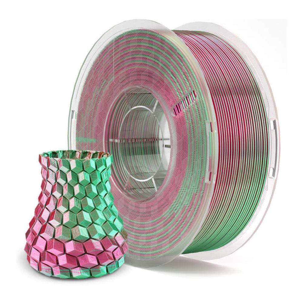 Elegoo - Silk PLA - Vert Rouge (Green Red) - 1,75 mm - 1 kg