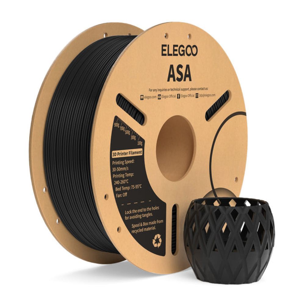 Elegoo - ASA - Noir (Black) - 1,75 mm - 1 kg