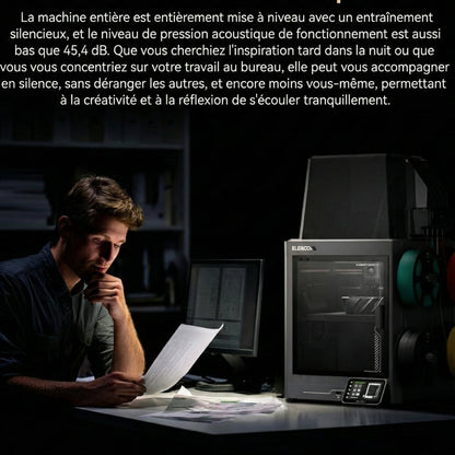 Elegoo - Mini Factory Centauri Carbon 2 Combo - Imprimante 3D avec Multicolore CC2 + CANVAS