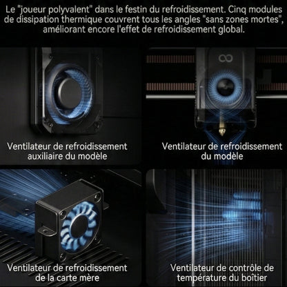 Elegoo - Mini Factory Centauri Carbon 2 Combo - Imprimante 3D avec Multicolore CC2 + CANVAS