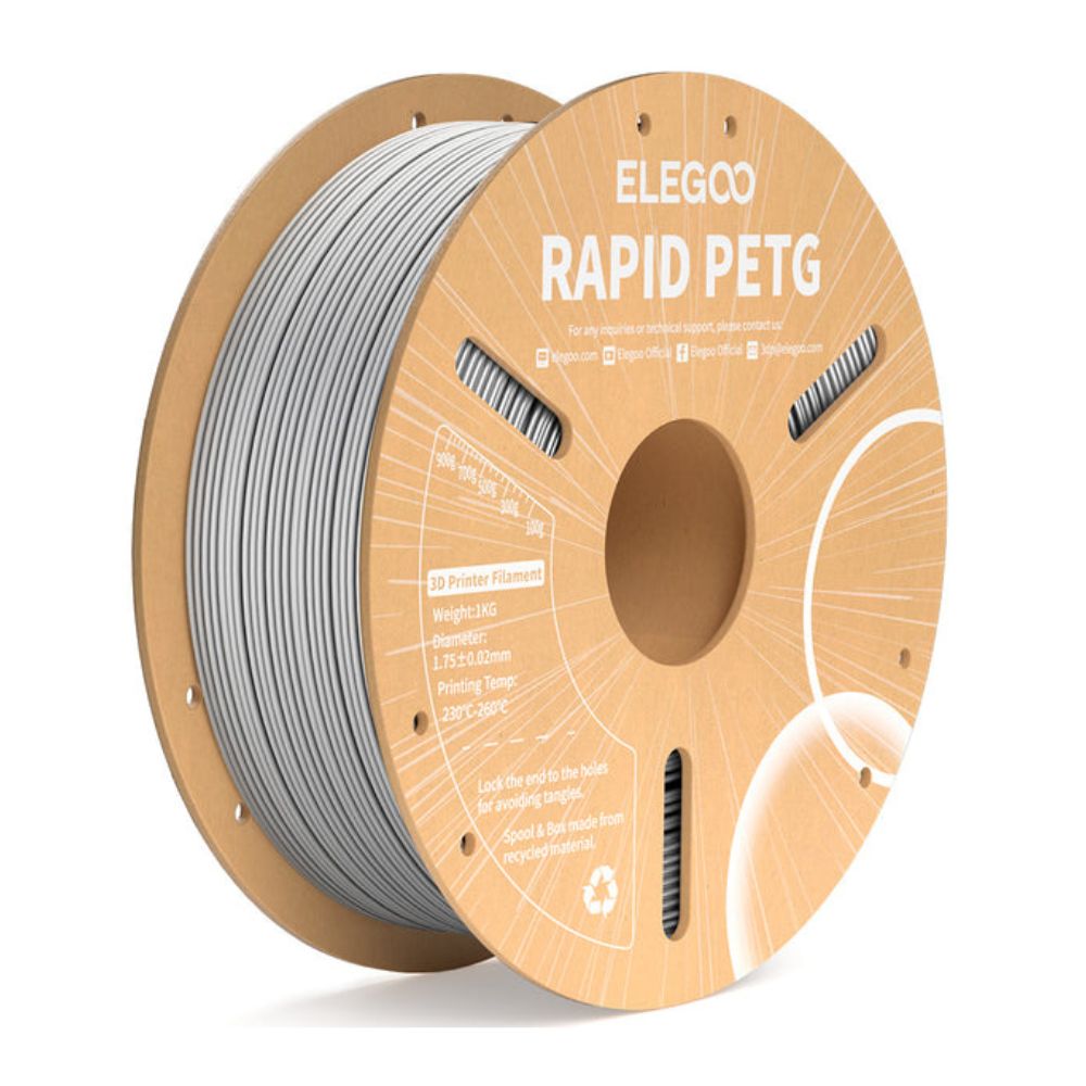 Elegoo - Rapid PETG - Gris (Grey) - 1,75 mm - 1 kg