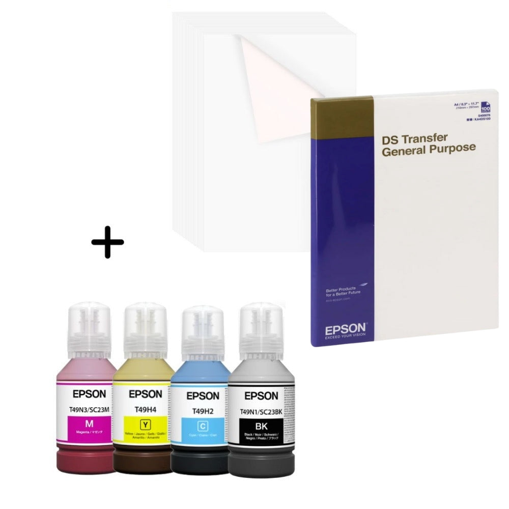 Epson - Pack Recharge 4 Encres + 100 Feuilles