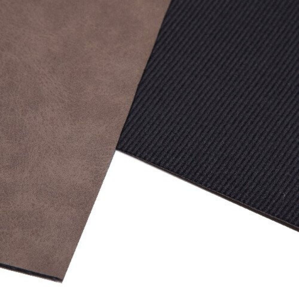 Craft Express - 5 Feuilles Effet Cuir pour sublimation - Marron Taupe - 30 x 30 cm