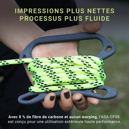 Polymaker - Fiberon - ASA-CF08 Noir (Black) - 1.75 mm - 500g