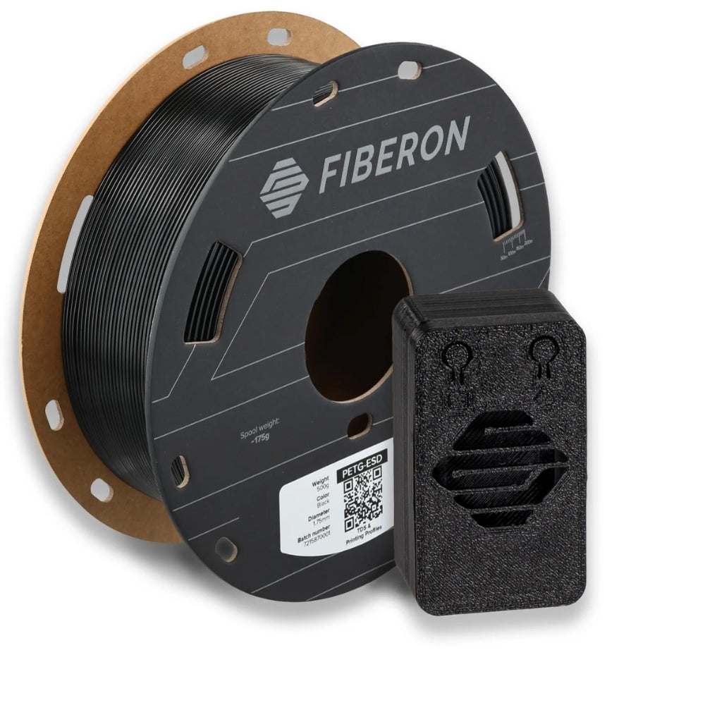 Fibreon PETG-ESD Noir (Black) - 1,75 mm - 500g