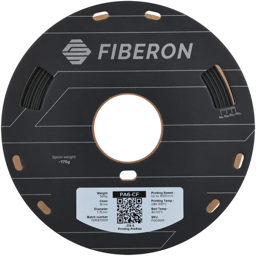 Fibreon PA6-CF20 Noir (Black) - 1,75 mm - 500g