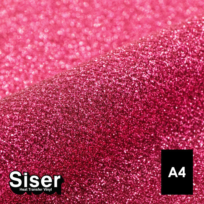 Siser - Glitter Flex - Feuille A4 Thermocollant - (G0075) Blush pailleté - 20 x 30 cm