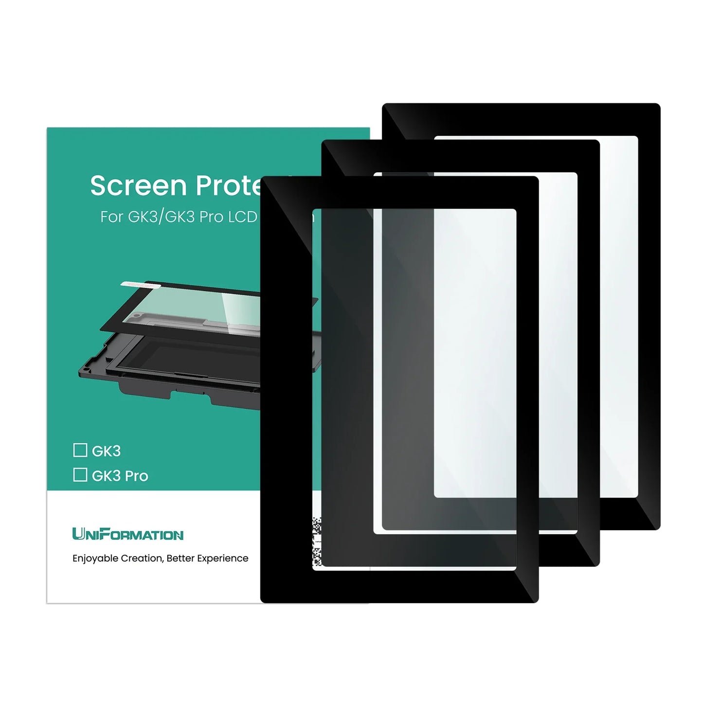 Uniformation - GK3/GK3 Pro - Protecteur Écran (Screen Protector) - 16k - 3 pcs