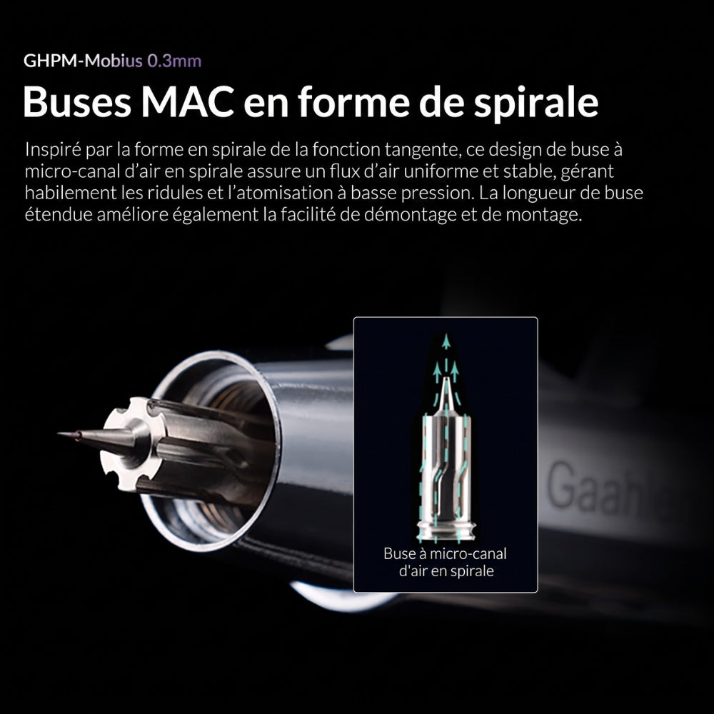 Gaahleri - Aérographe GHPM-Mobius - 0,3 mm