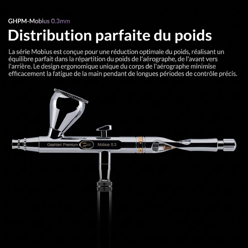 Gaahleri - Aérographe GHPM-Mobius - 0,3 mm