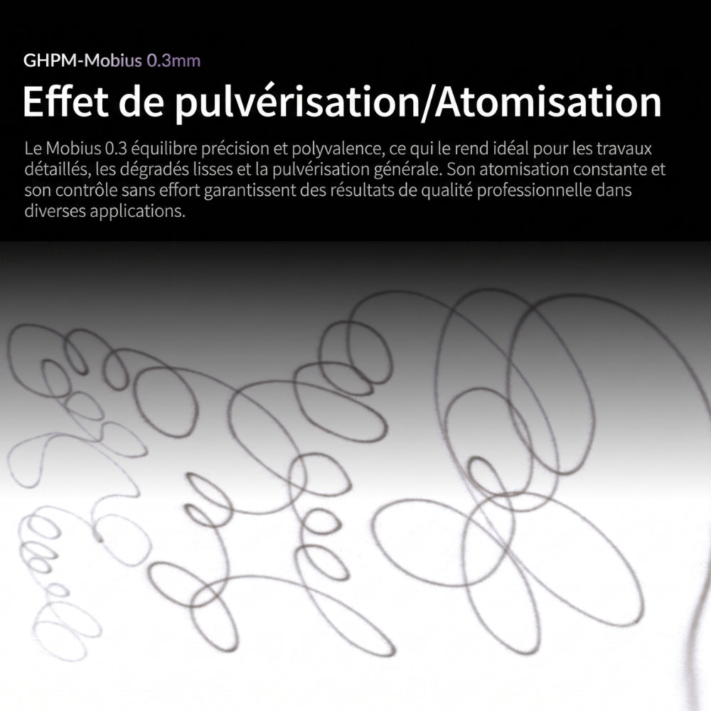 Gaahleri - Aérographe GHPM-Mobius - 0,3 mm