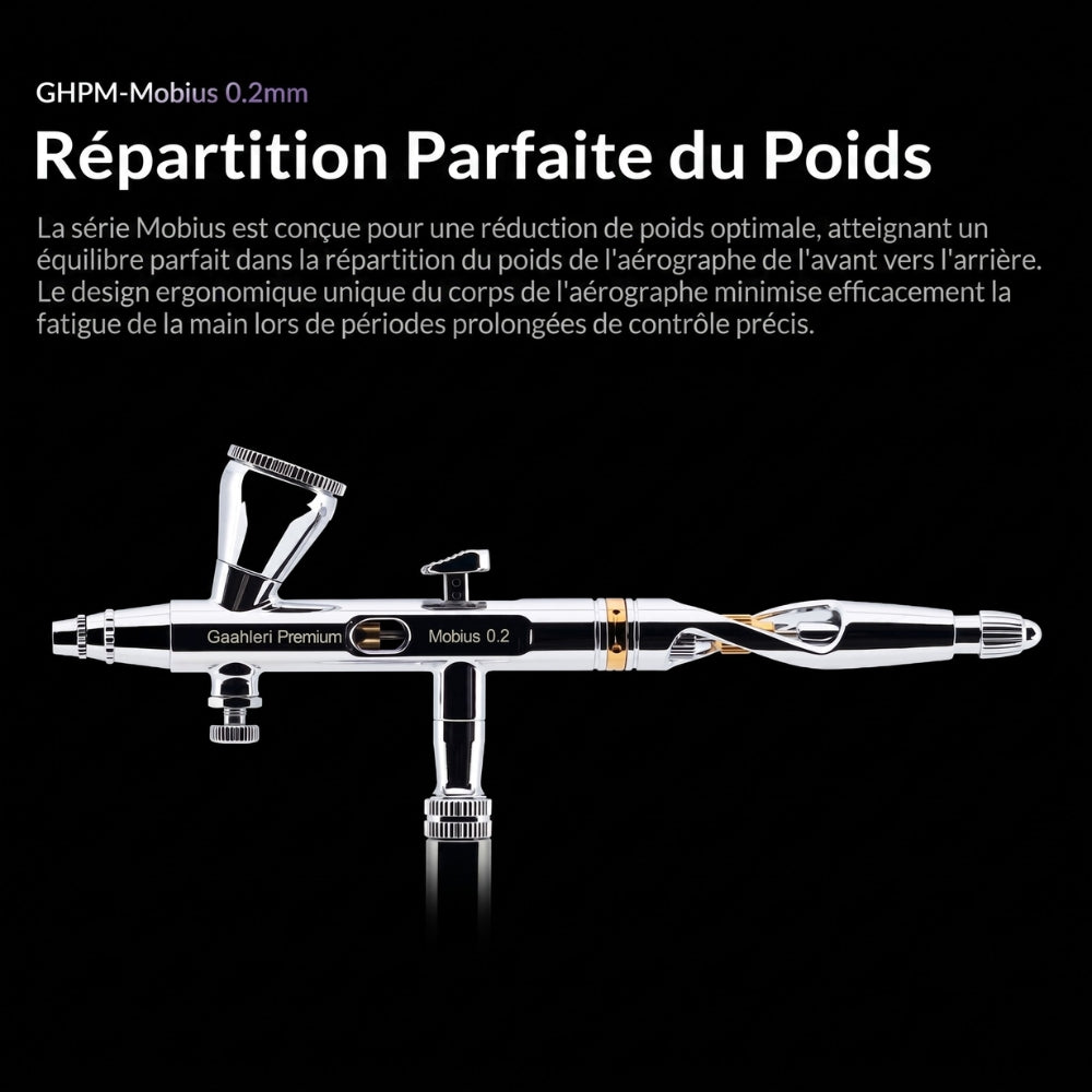 Gaahleri - Aérographe GHPM-Mobius - 0,2 mm