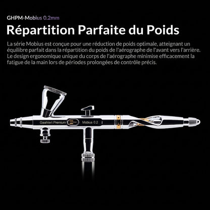 Gaahleri - Aérographe GHPM-Mobius - 0,2 mm