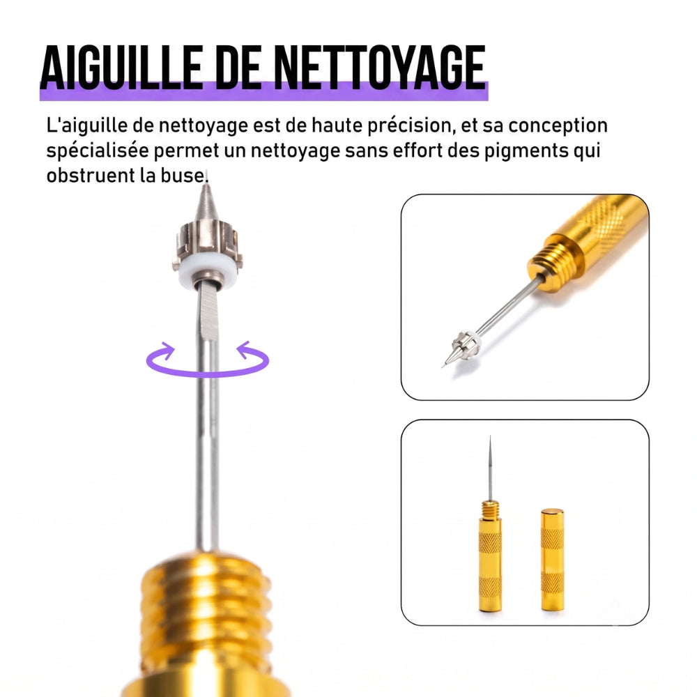 Gaahleri - Pot de Nettoyage pour Aérographe (Airbrush Cleaning Kit)