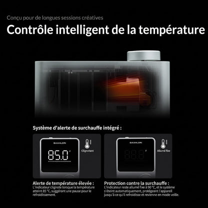 Gaahleri - Turbox Mini - Compresseur d'Air pour Aérographe (Air Compressor)