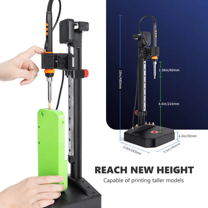 Mintion - NutoPress Pro Pour Insert Fileté Conçu pour Impression 3D (Nutopress Pro Heat Insert Tool