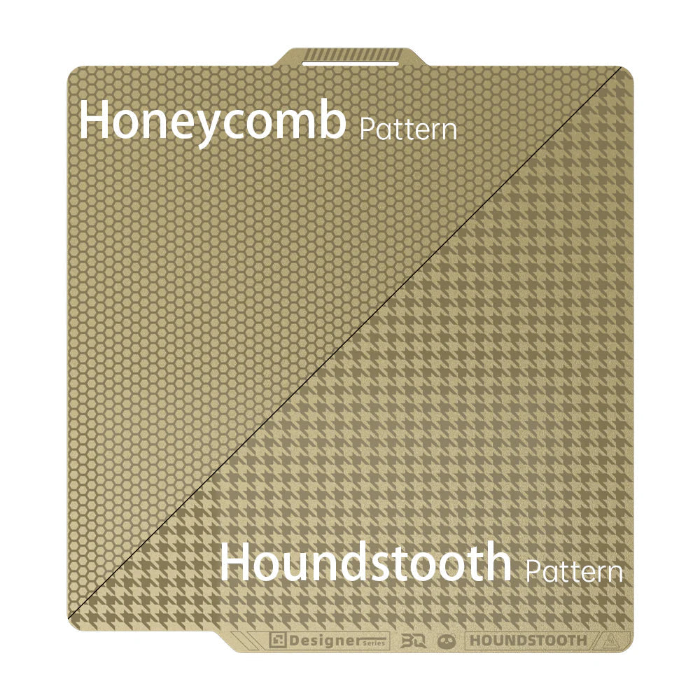 Biqu - Mega Pack Panda BuildPlate CryoGrip Pro (Fine & Coarse Texture) + Honeycomb & Houndstooth - B