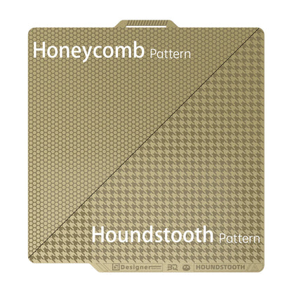 Biqu - Mega Pack Panda BuildPlate CryoGrip Pro (Fine & Coarse Texture) + Honeycomb & Houndstooth - B