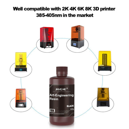 Jamg He - Résine UV Art Engineering 10k - Noir (Black) - 1 kg