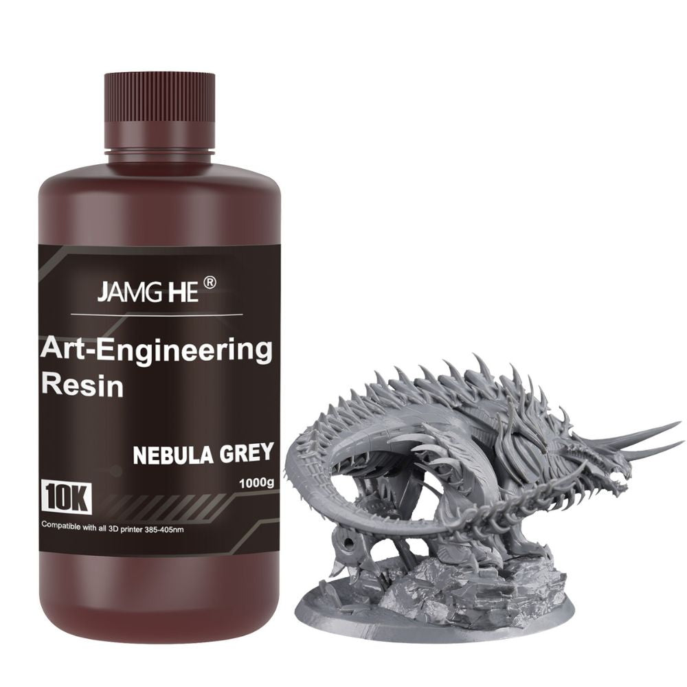 Jamg He - Résine UV Art Engineering 10k - Gris Nébuleux (Nebula Grey) - 1 kg