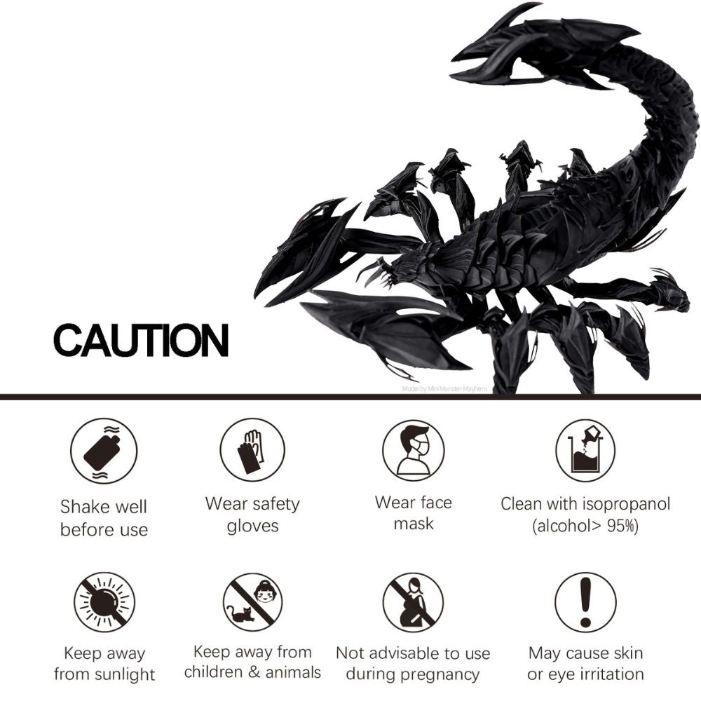 Jamg He - Résine UV Standard Plus 10k - Noir (Black) - 1 kg