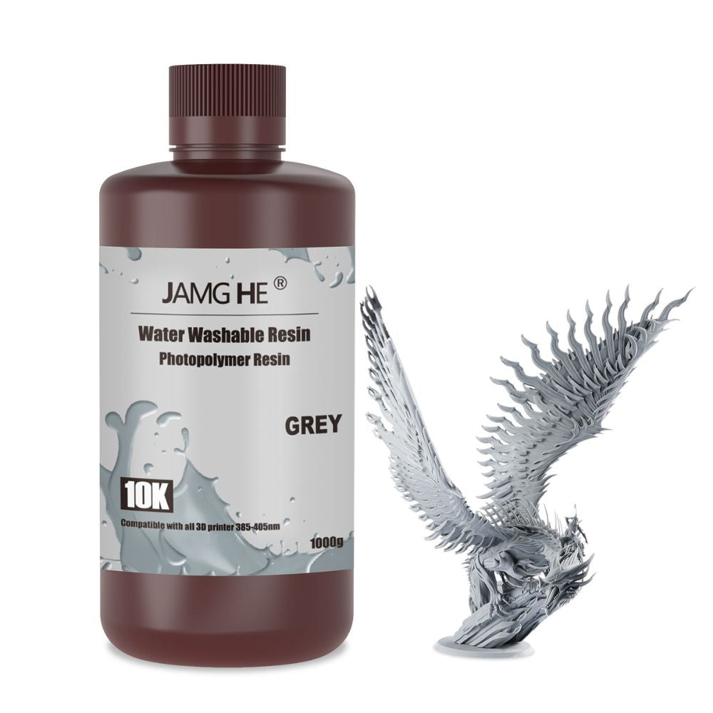 Jamg He - Résine UV Water Washable 10k - Gris (Grey) - 1 kg