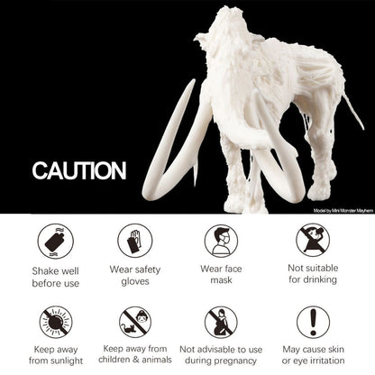 Jamg He - Résine UV Water Washable 10k - Blanc (White) - 1 kg