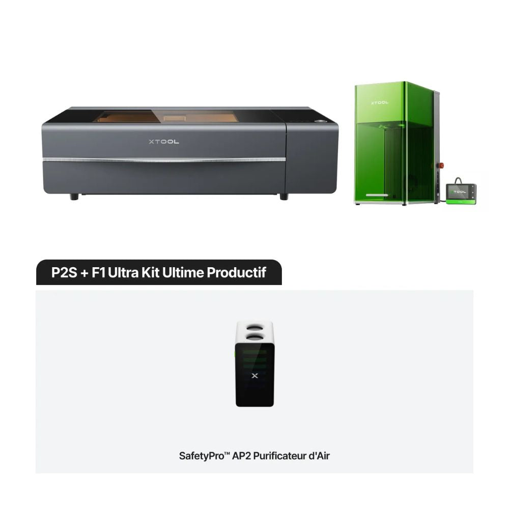 xTool - Kit Ultime Productif P2S + F1 Ultra
