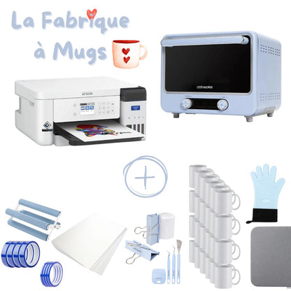 Pack complet - La Fabrique à Mugs à Sublimer