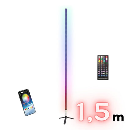 Lotronic - Tube Lumineux sur Pied - RGB - 1,5 m