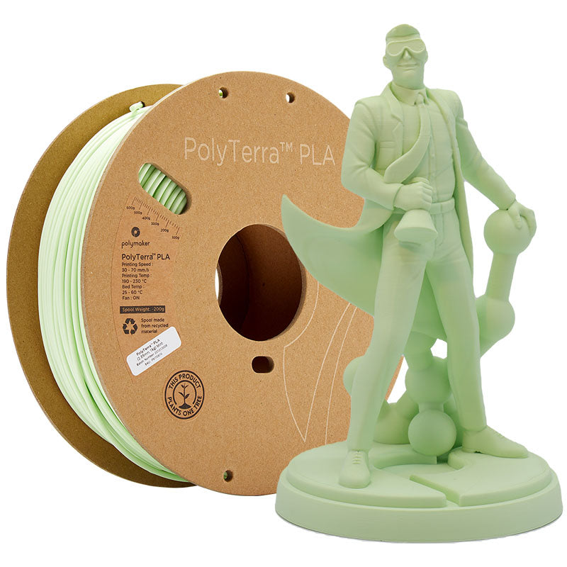 Polymaker - PolyTerra PLA - Menthe (Mint) - 1.75 mm - 1 kg