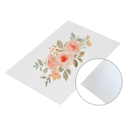 MissKraft - Sublimation - 5 Plaques de Métal Perlé - Blanc - 20 x 30 cm - Personnalisé