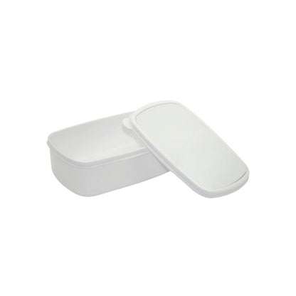 MissKraft - Sublimation - Boîte à goûter en Plastique - 18 x 13 cm - Blanc