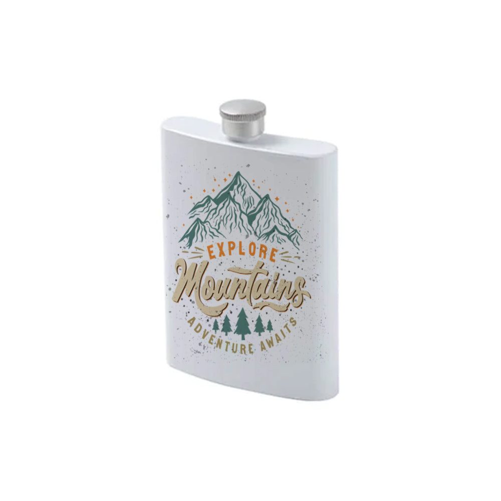MissKraft - Sublimation - Flasque - Blanc - 240 ml - sublimé