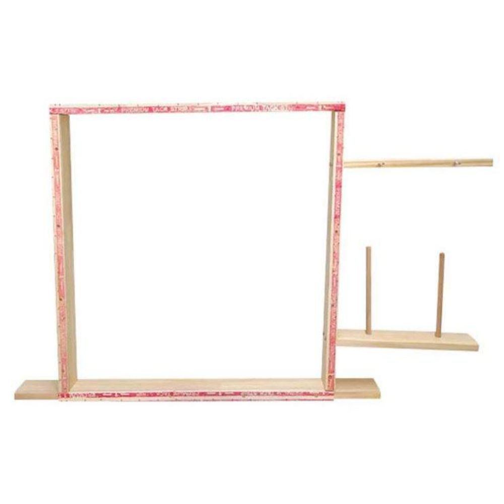 MissKraft - Tufting - Cadre en bois (Wood Trame) - 90 x 90 cm