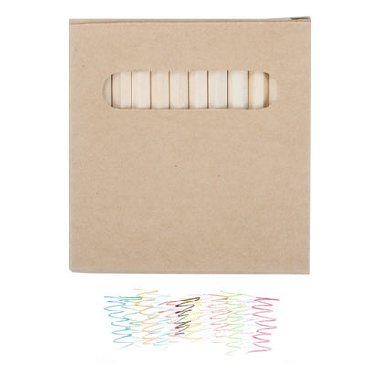 MissKraft - 12 crayons de couleurs Lea à graver