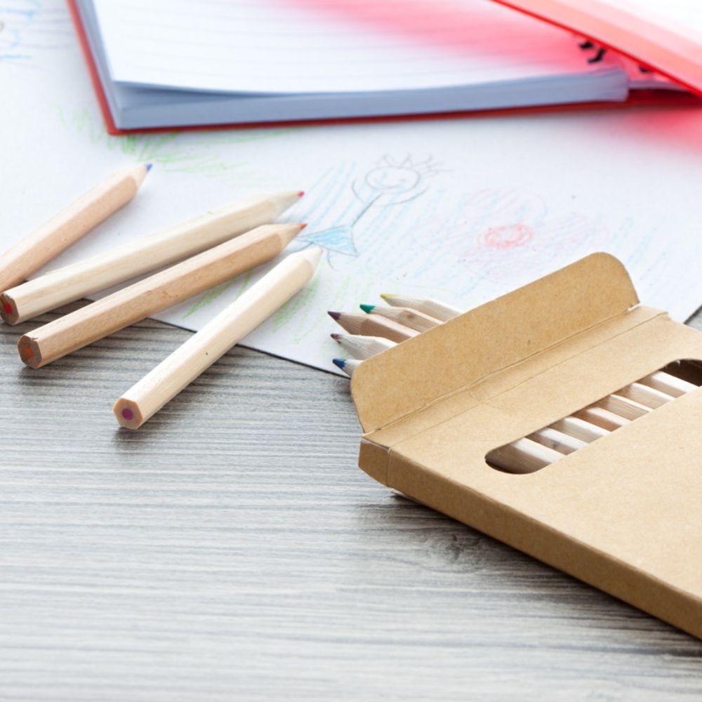 MissKraft - 12 crayons de couleurs Lea à graver