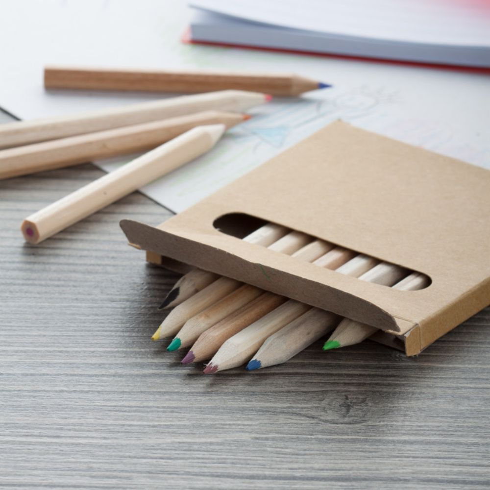 MissKraft - 12 crayons de couleurs Lea à graver