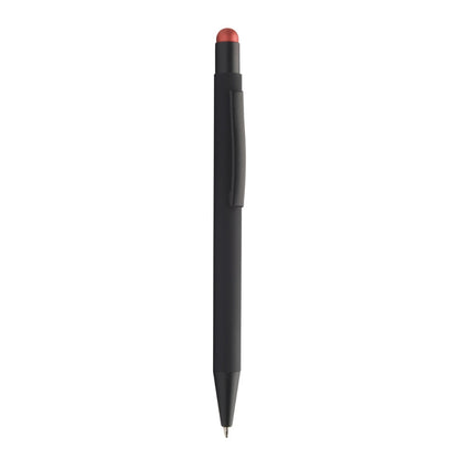 MissKraft -  5 Stylos à bille à graver Pearly Noir embout Rouge