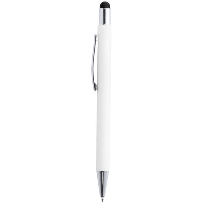 MissKraft -  5 Stylos à bille à graver Wirly Blanc embout Noir