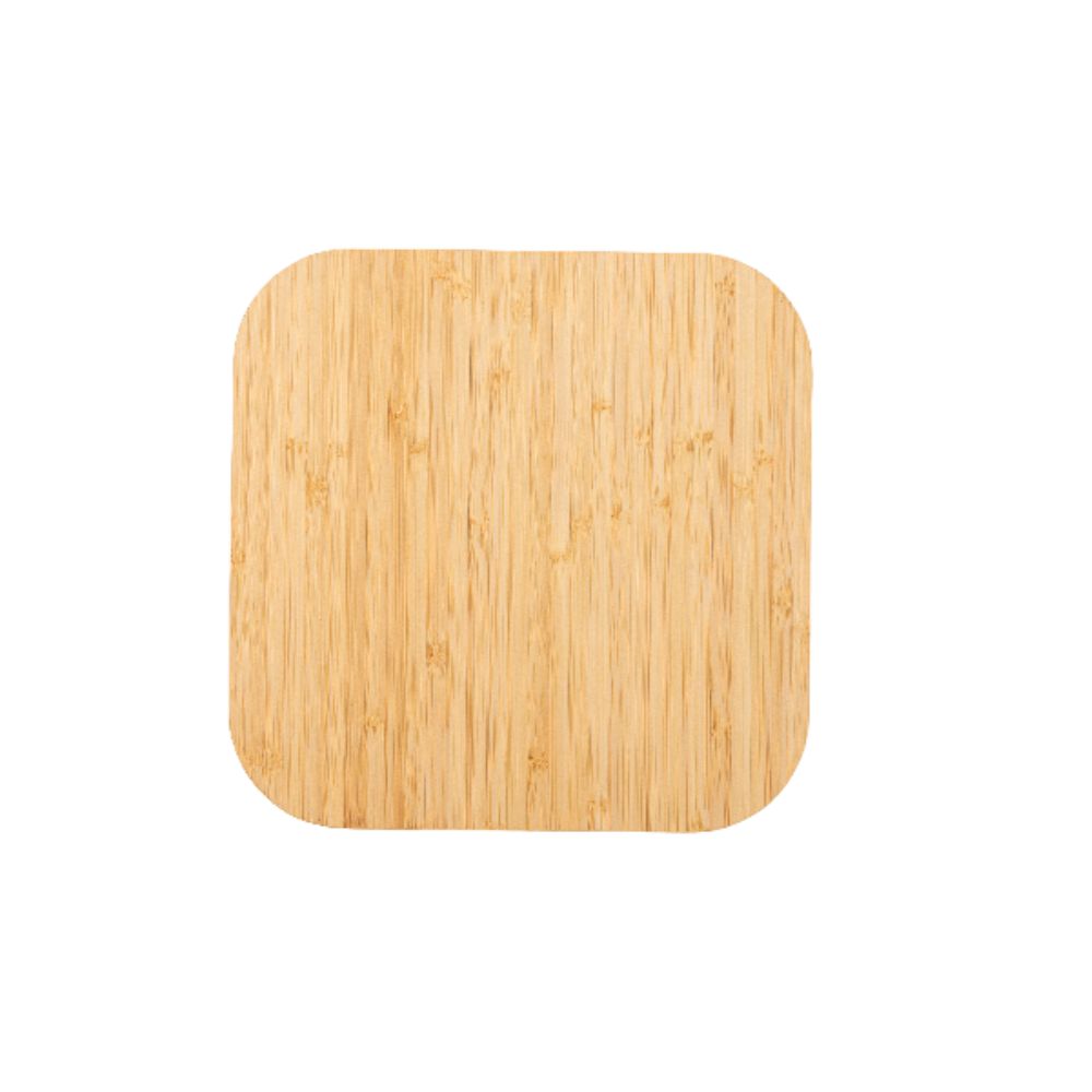 MissKraft - Assiette en Bambou - Carrée