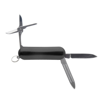 MissKraft -  Mini couteau de poche multi fonctions Gorner - Noir