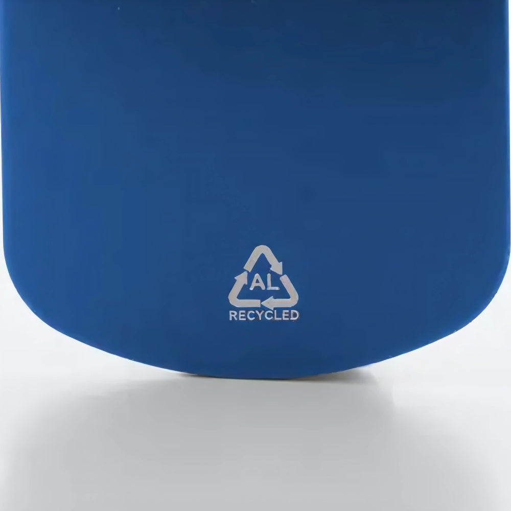 MissKraft - Porte Clés Plaque en métal à graver - Bleu