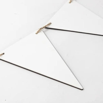 MissKraft - Sublimation - Bannière de Fanions Triangles - 14 x 20 cm