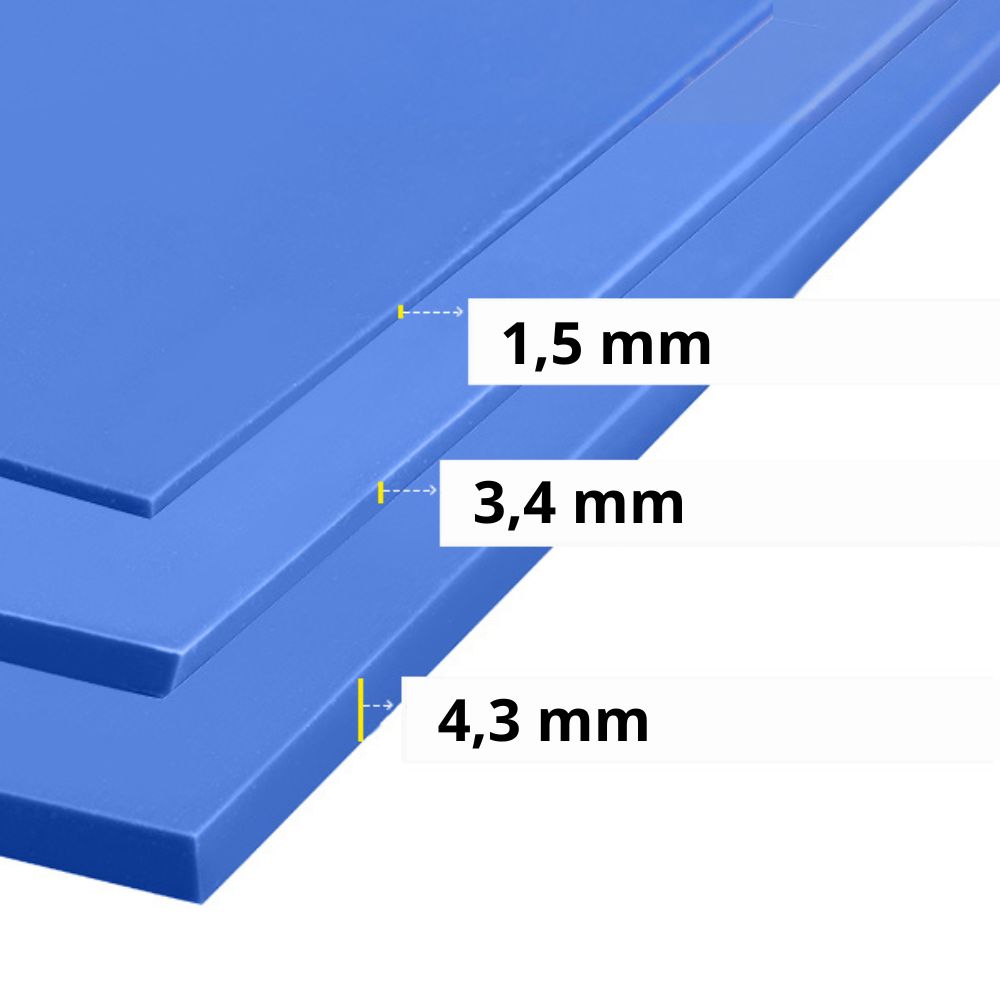 MissKraft - Sublimation - Silicone pour Envelopper les Mugs - 3 tailles 1,5 3,4 et 4,3 d'épaisseur