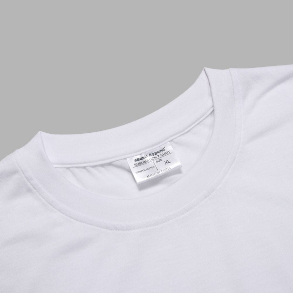 MissKraft - Sublimation - T-shirt Homme 100% Polyester - Blanc 