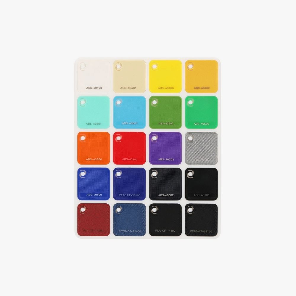 Nuancier de filament Bambu Lab (Bambu Filament Swatches)