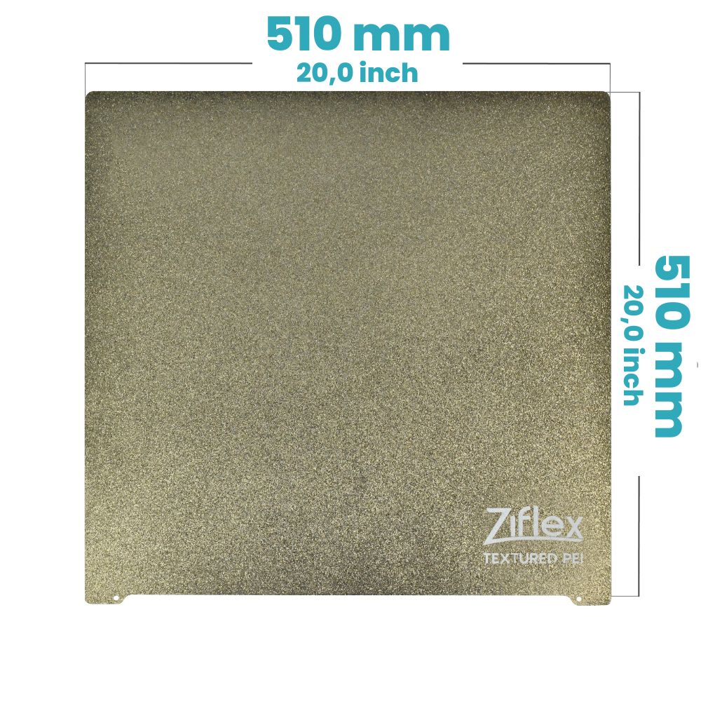 Ziflex - UPlateau Flexible PEI 510 x 510 mm Textured - CR10 S5