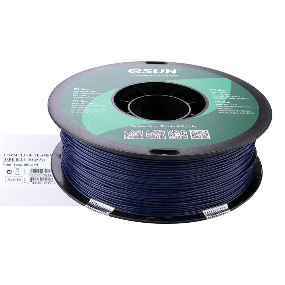 eSun - PLA+ - Bleu Marine (Dark Blue) - 1,75 mm - 1 kg